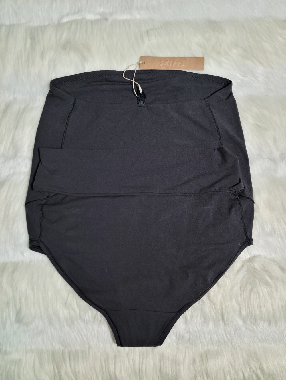 SKIMS Maternity Fits Everybody Banded High Waisted Brief Black Onyx Small NEW